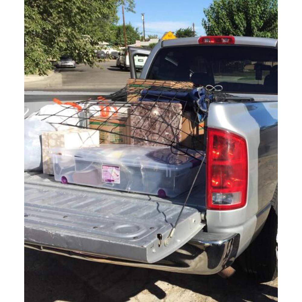Auto Cargo Net rozciąga się przyczepa, elastyczna siateczka, Tighter Truck Bed uniwersalna torba do przechowywania bagażu, akcesoria samochodowe