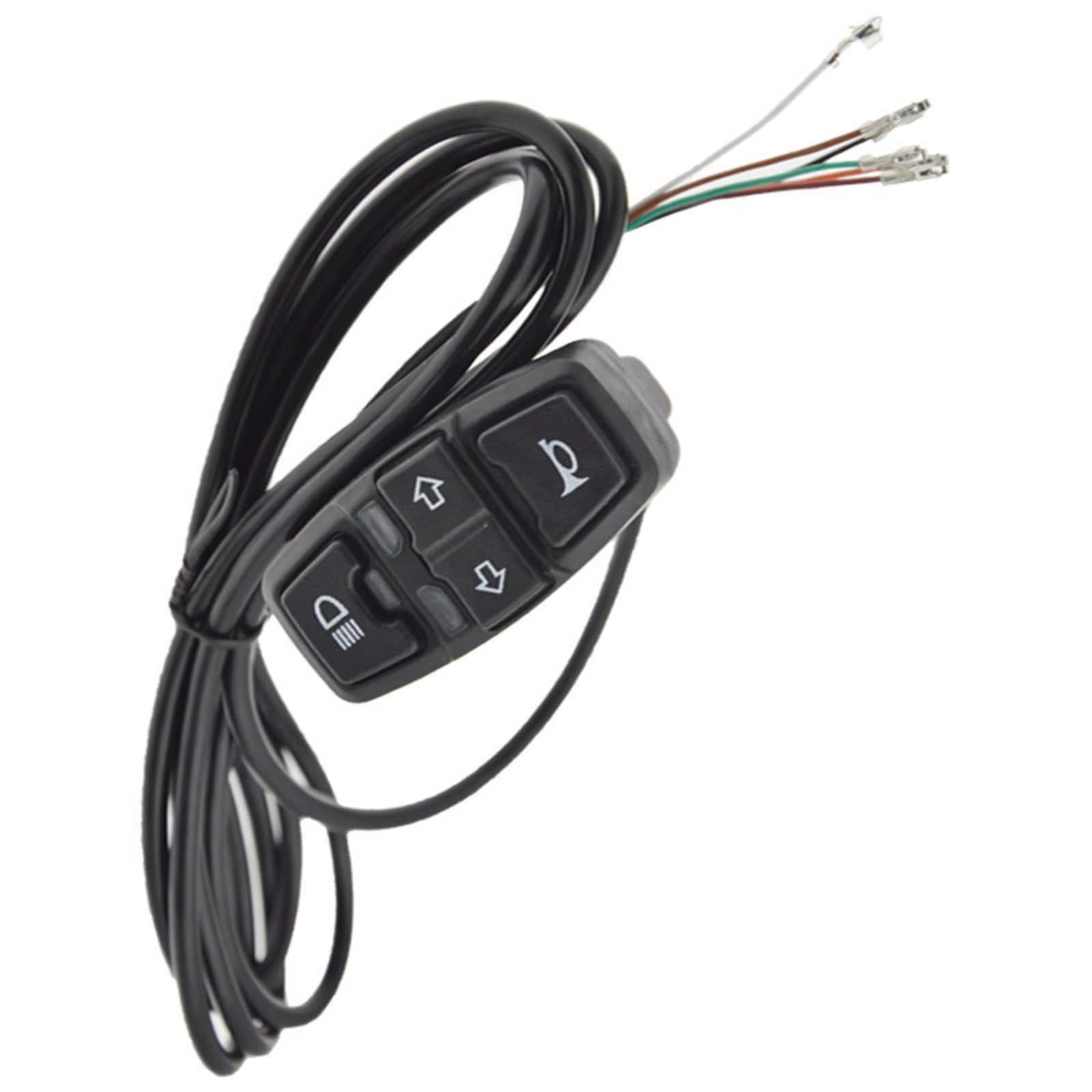 Control De Manillar De Interruptor De Motocicleta para Luz Frontal Universal 3 En 1, Interruptor De Luz De Giro, Interruptor De Manillar De Bicicleta