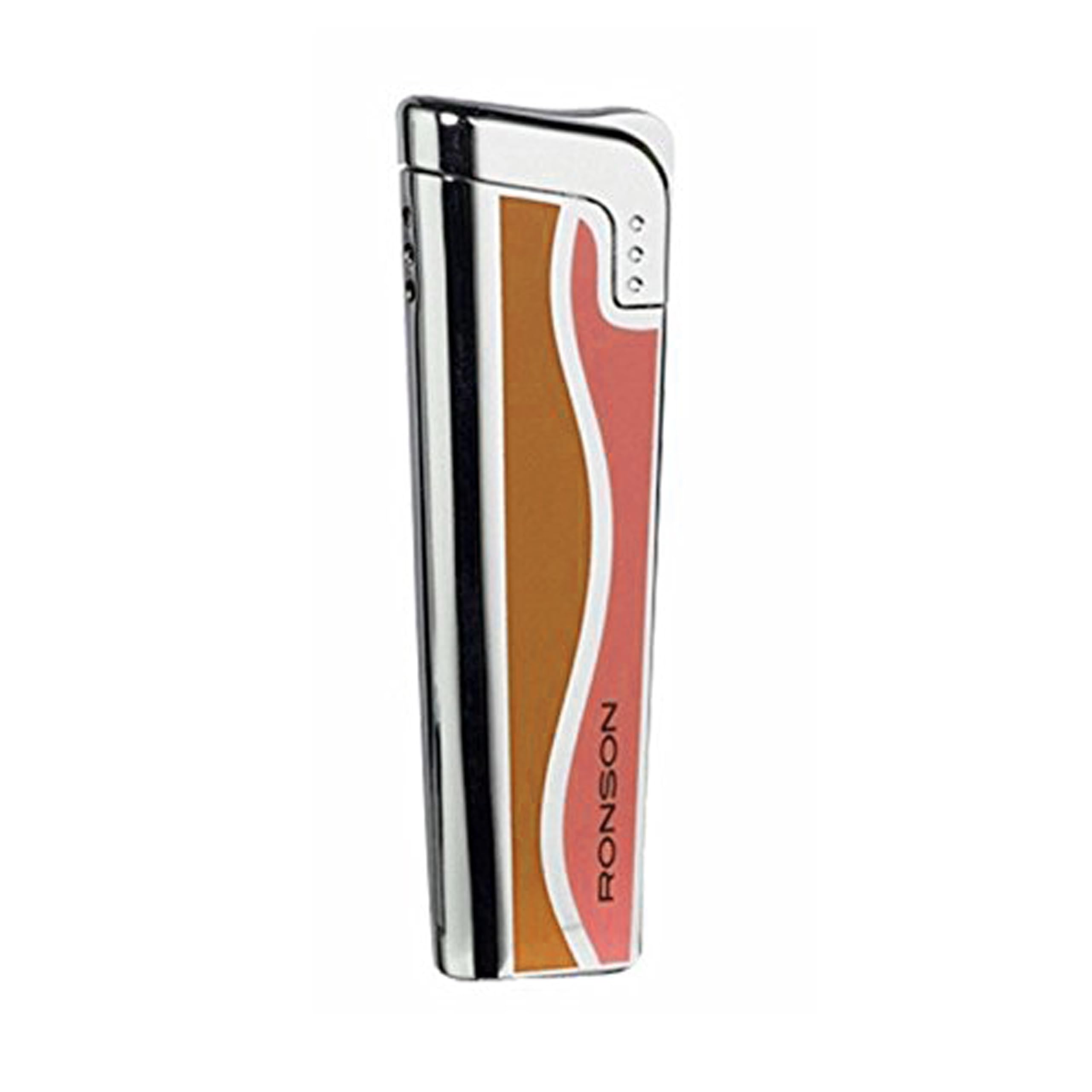 Ronson Peach Emily Turbo Flame Gas Lighter, Ron10883