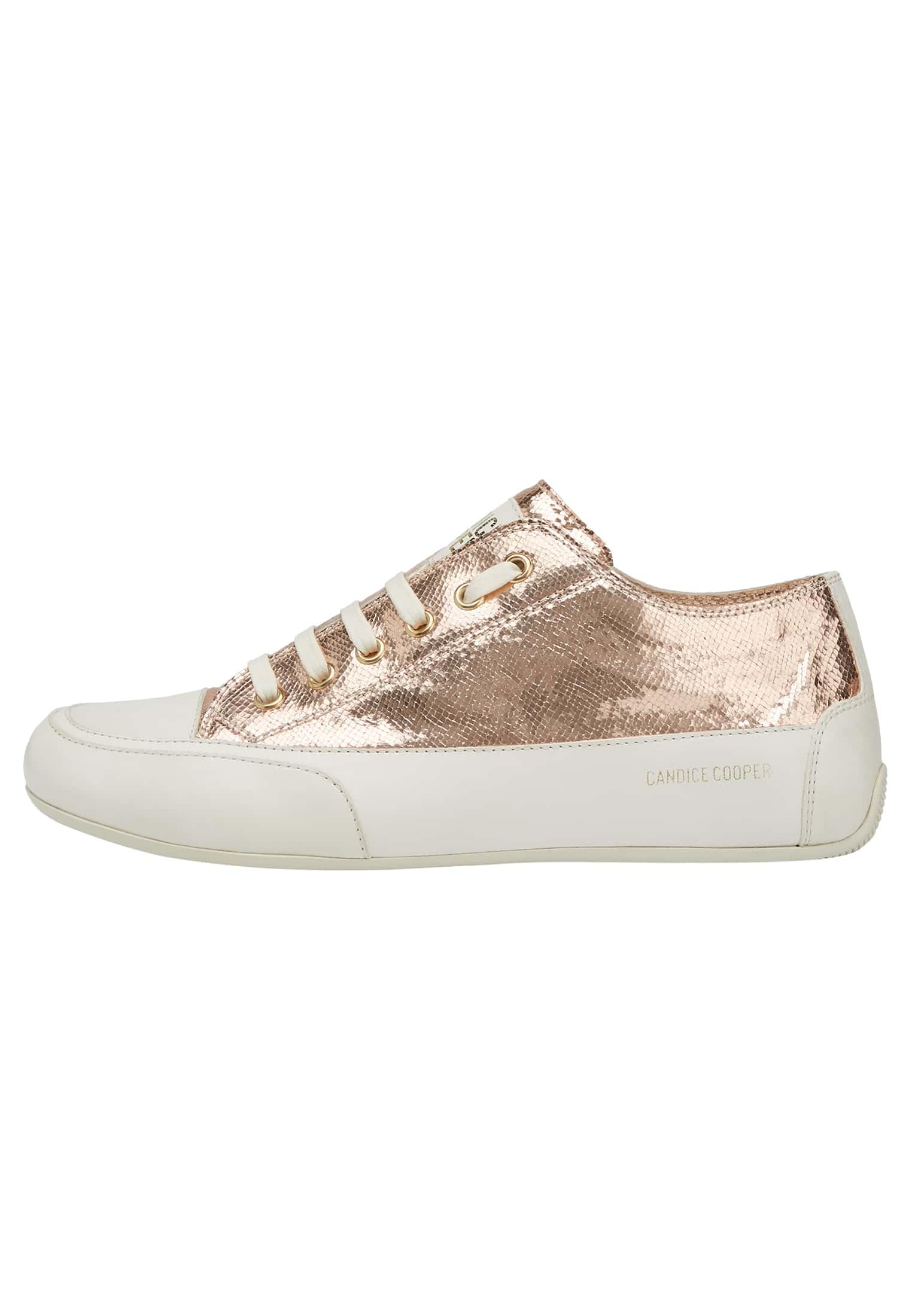 Candice Cooper Women's Rock S Oxford Shoe, Cream Roses, 4.5 UK