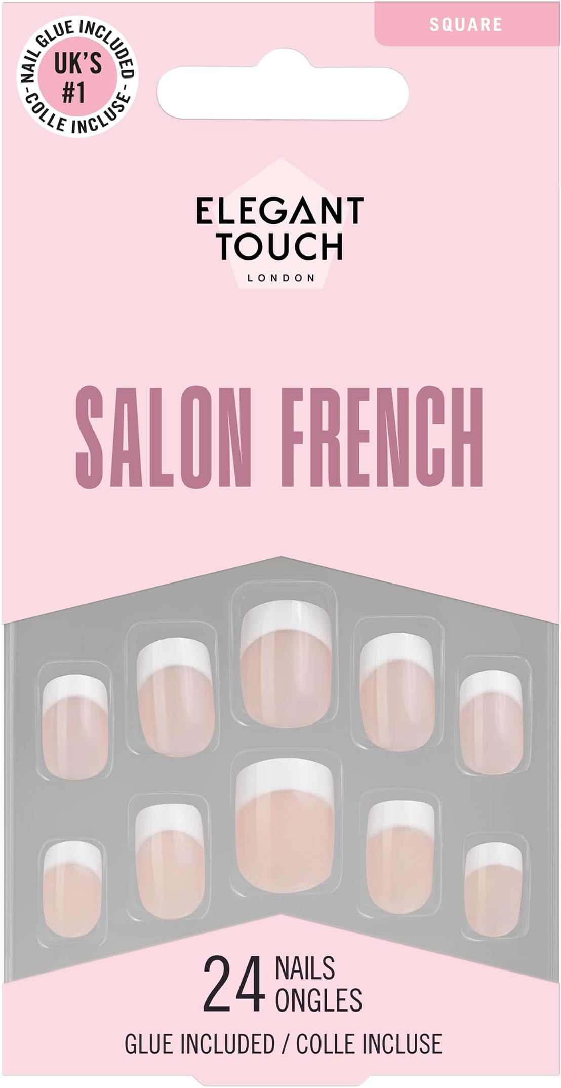 Elegant Touch French Nails 126