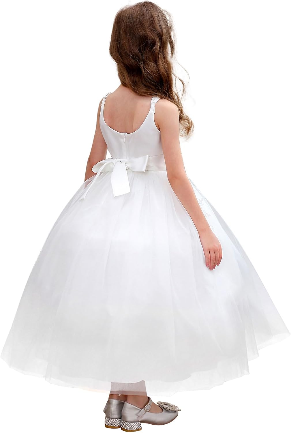 Flower Girl Dress for Wedding Lace First Communion Dresses Kids Birthday Party Pageant Ball Gown - Image 2
