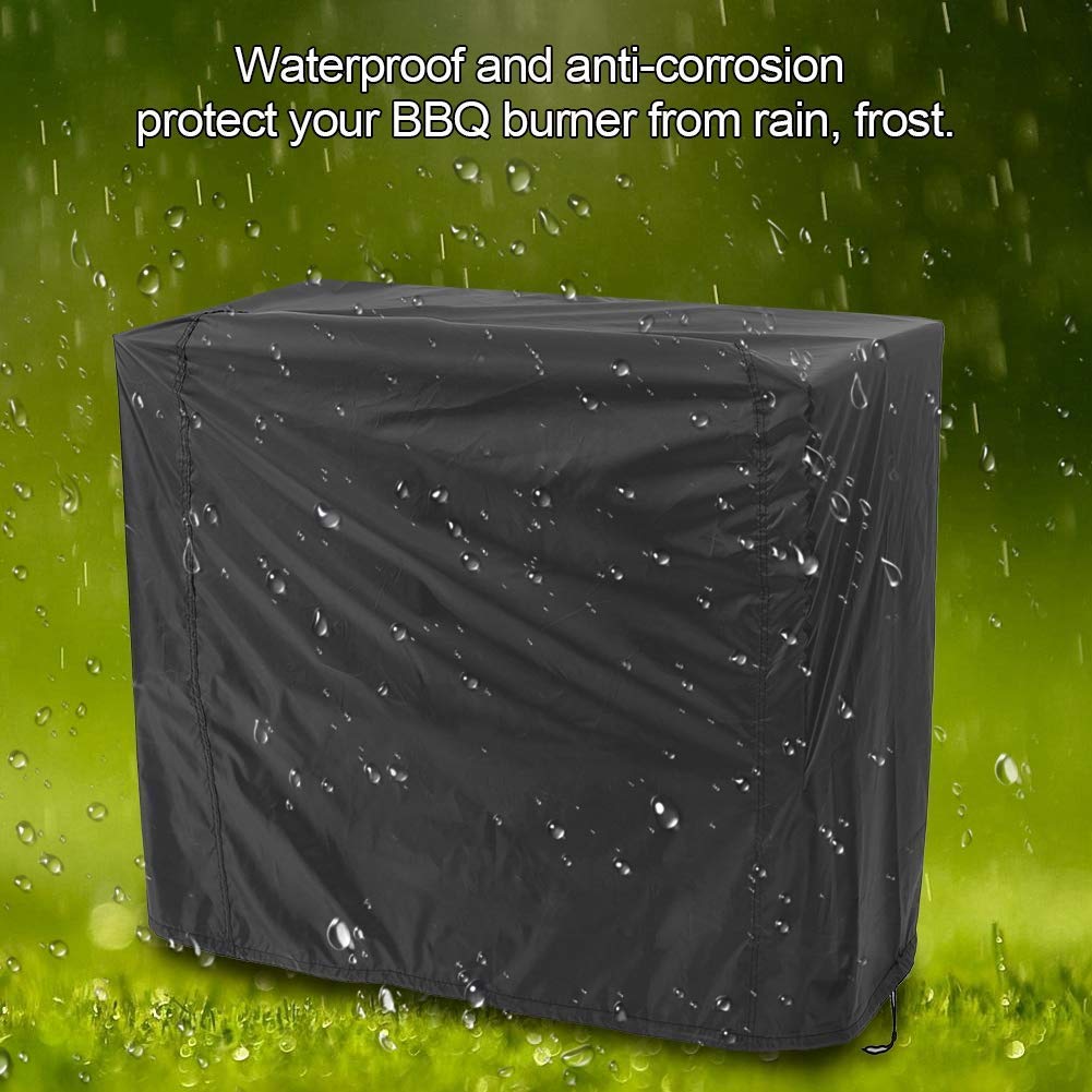 Robuste Grillabdeckung, 145 x 61 x 117 cm, Outdoor-Schutz, winddicht, Gasgrill-Abdeckung, langlebig, wasserdicht, Grillabdeckung, wetterbeständig, Grillschutz für den Außenbereich