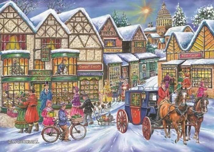 The House of Puzzles, Old Time Shopping Jigsaw, Big 250 Piece Jigsaws For Adults & Kids, Extra Large Pieces