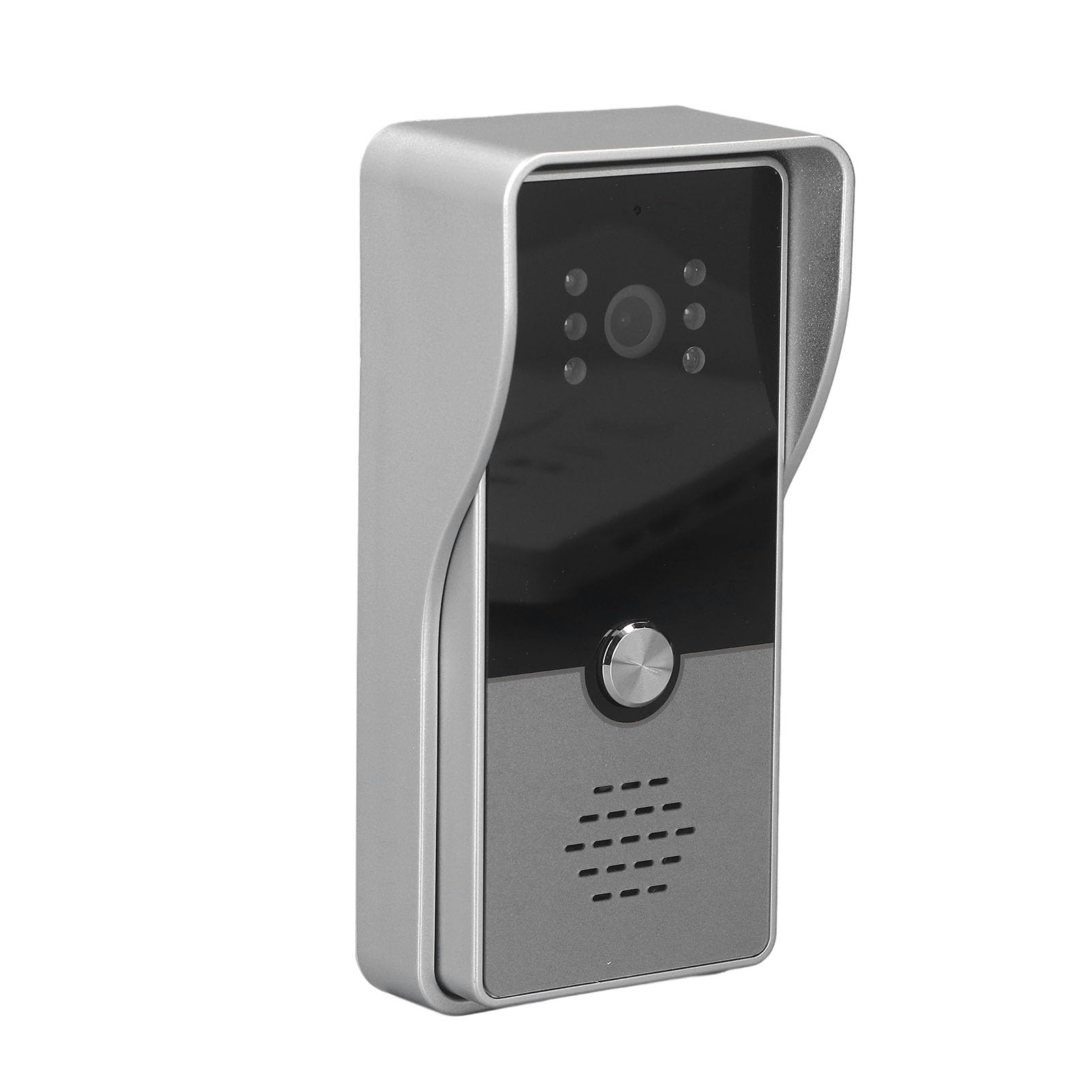 7-calowy kolorowy wideodomofon LCD do budynków biurowych — 4-przewodowy przewodowy wideodomofon z dzwonkiem do drzwi z kamerą HD, kątem widzenia 120 stopni, 6 diodami LED na