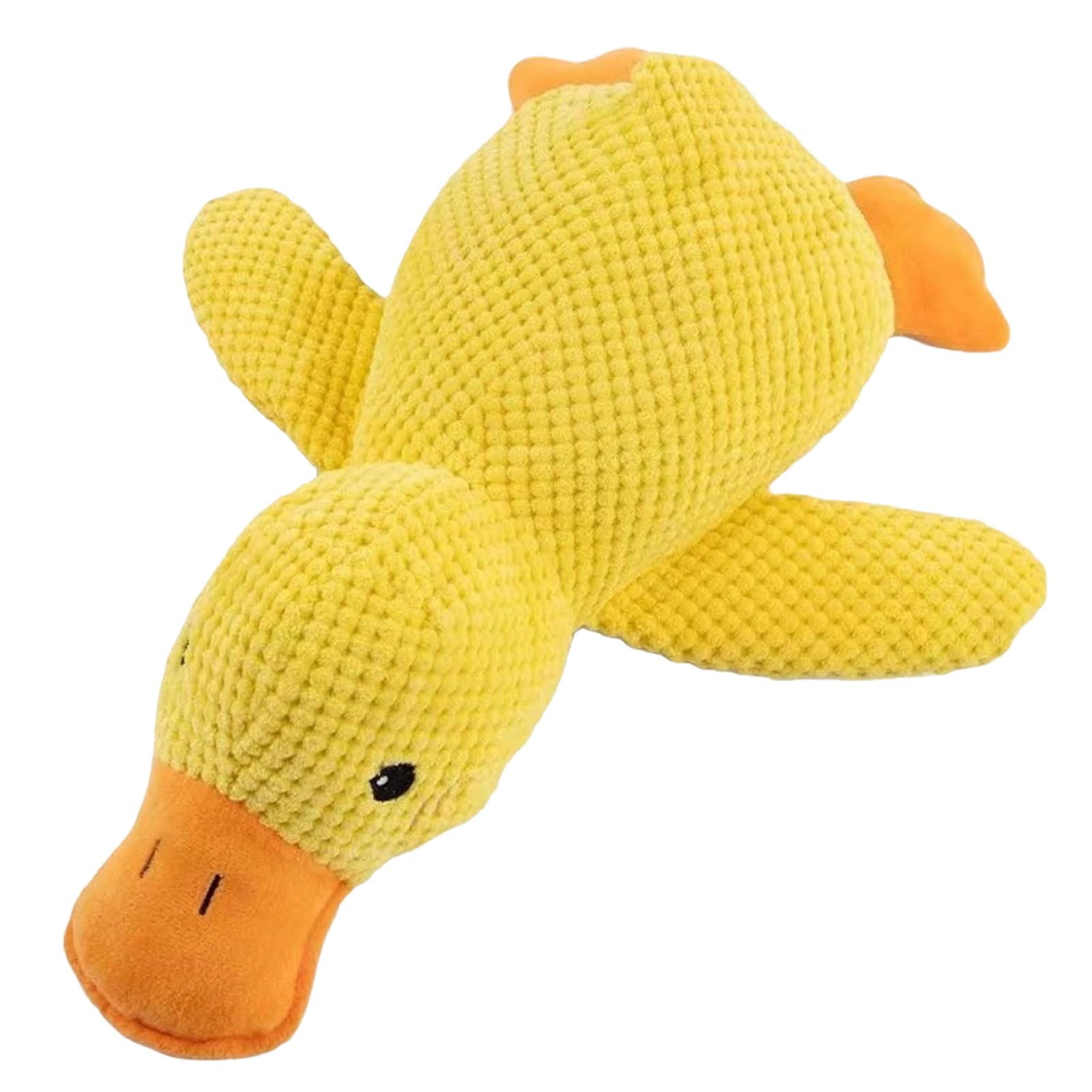 Duck Squeaky Dog Toys Interactive Calming Cute Yellow Duck Soft Plush Puppy Toys For Small Medium Dogs