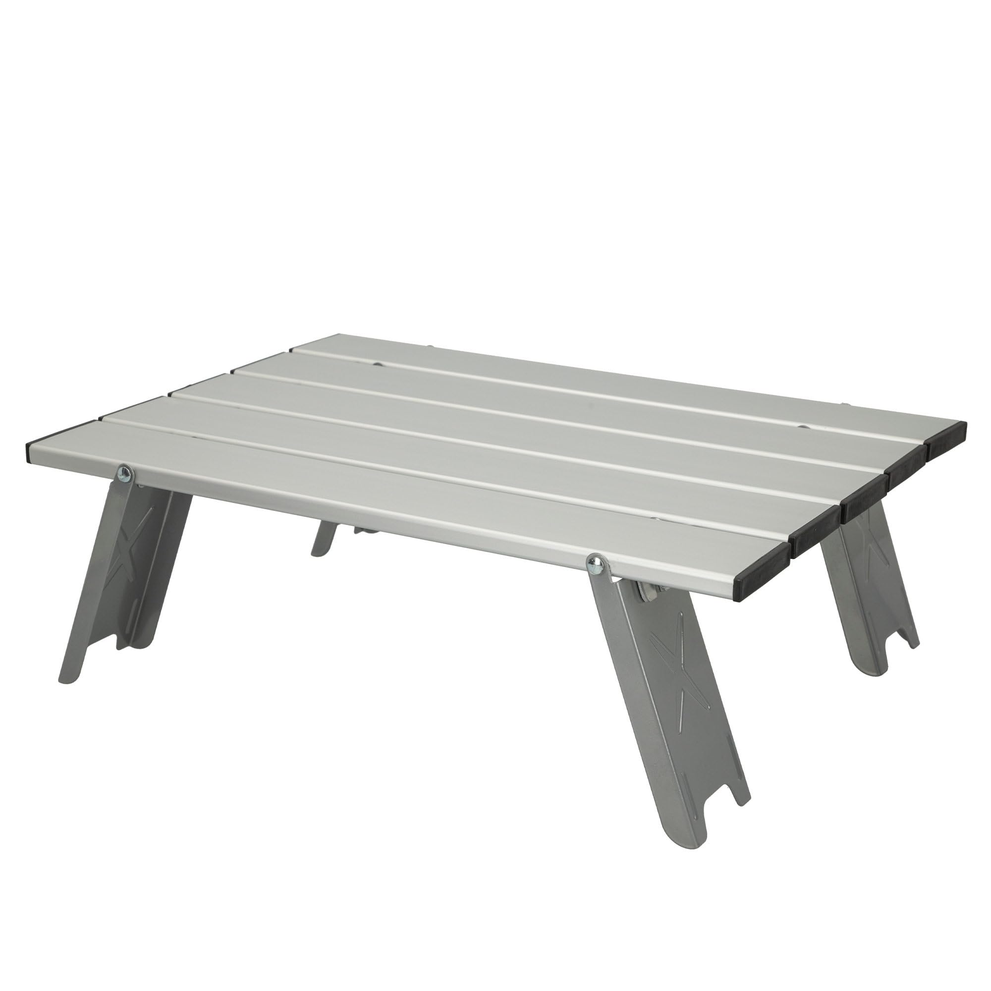 AKTIVE Tabl52995 Portable Folding Camping Table 40 x 28.5 x 13 cm with Bag for Easy Transport Aluminium Camping and Beach Accessories