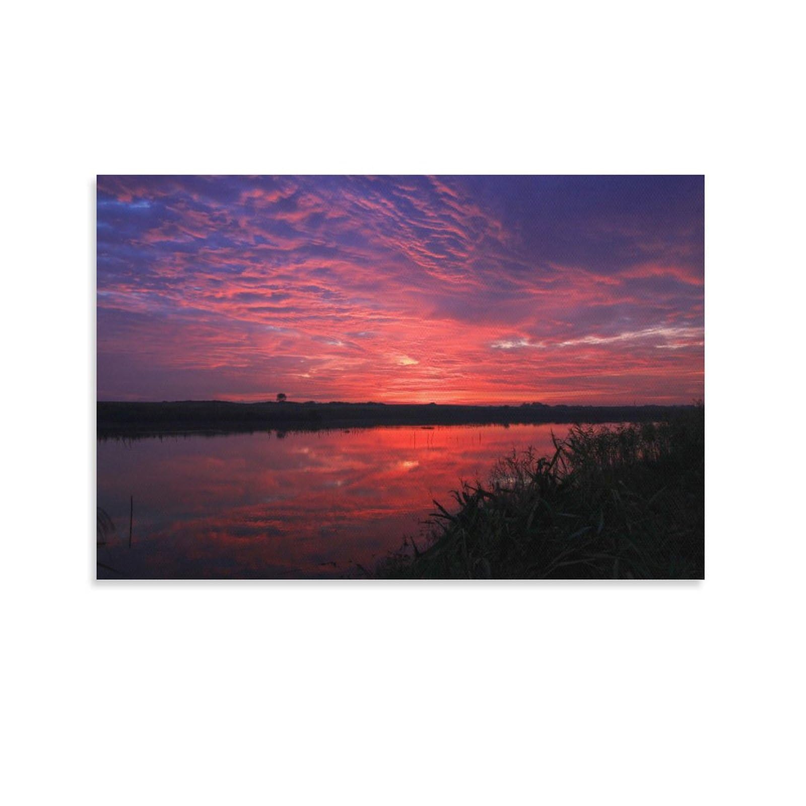 朝焼け　　☆絵画 朝焼け☆絵画