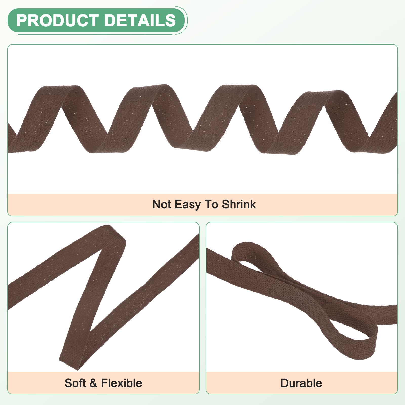 M METERXITY Cotton Twill Tape - Image 2
