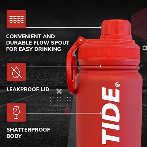 Miniatura 4 de Campus Colors Botella de agua de acero inoxidable de la NCAA Tapa giratoria 24 onzas Clip de transporte Mantiene tus bebidas calientes o frías