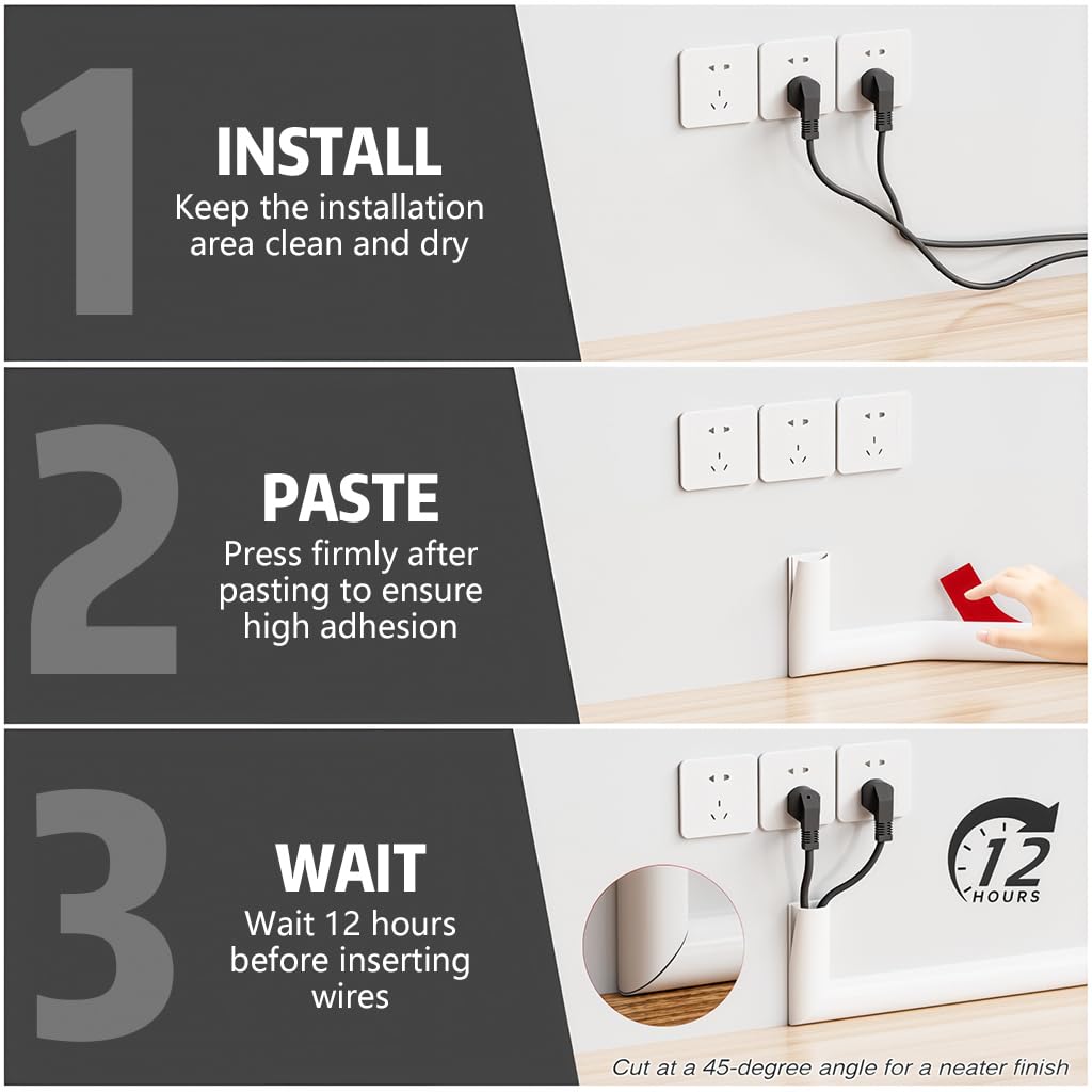 Serplex Cord Covers - Hide Cables & Keep Floors Tidy -7 Serplex Cord Covers - Hide Cables & Keep Floors Tidy -7
