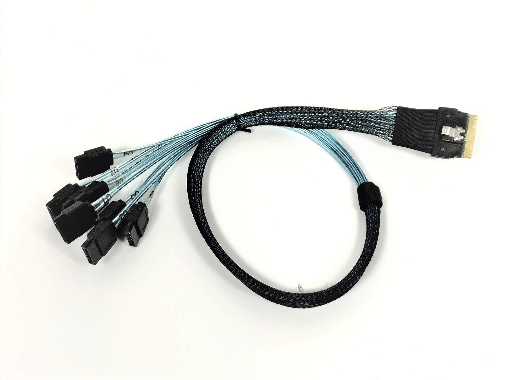 승현 Amazon.com: Micro SATA Cables|SlimSAS 8i (SFF-8654) Straight, 8X