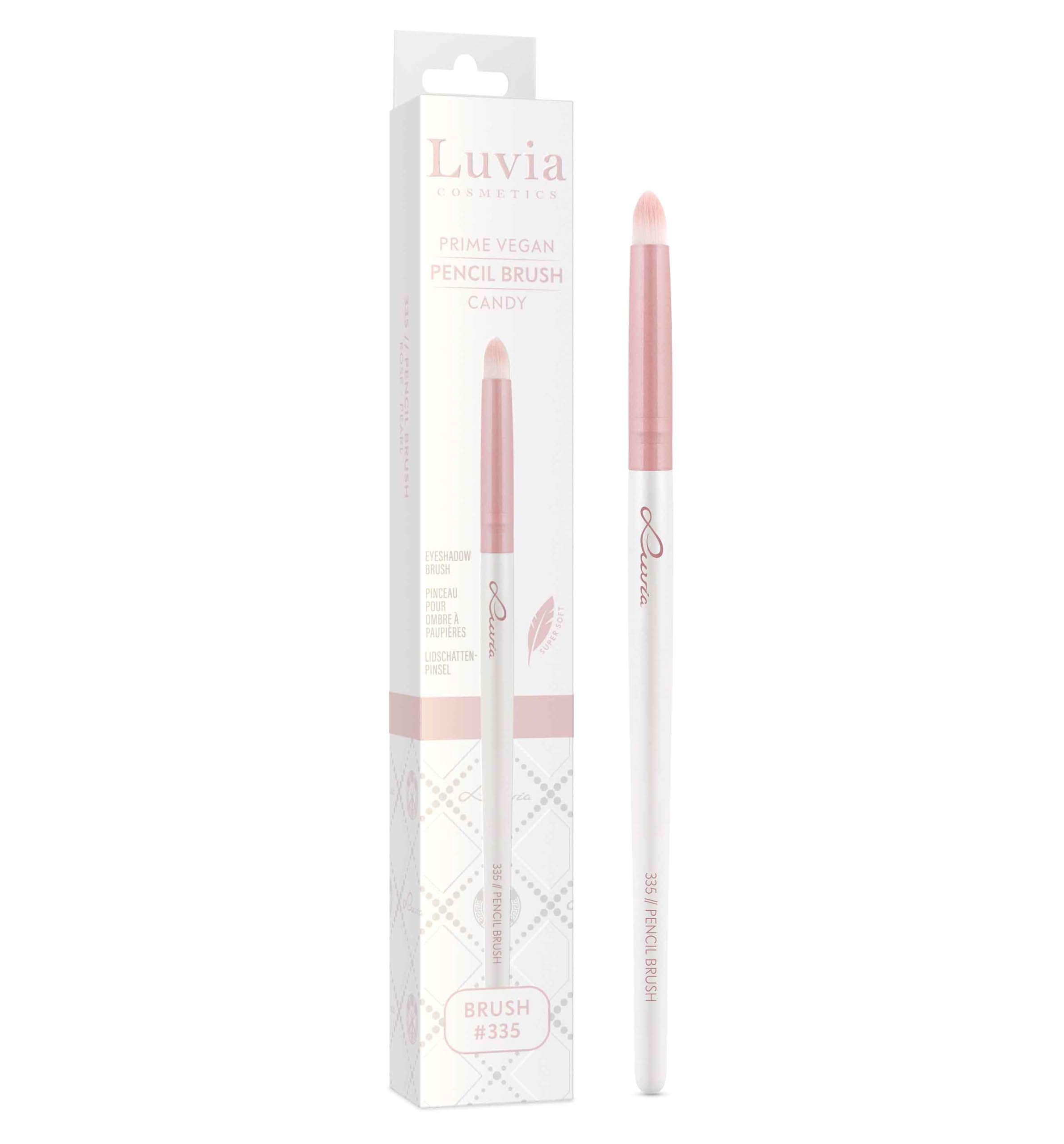 Luvia Cosmetics Candy Professioneller Make-Up Pinsel Luvia, Lidschatten Schminkpinsel, Eyeshadow Pinsel, Cut Crease, Augenpinsel, Veganer Kosmetikpinsel, 335 // Pencil Brush