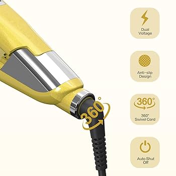 Amazon.com : Ion Flat Iron Hair Straightener and Curler 2 in