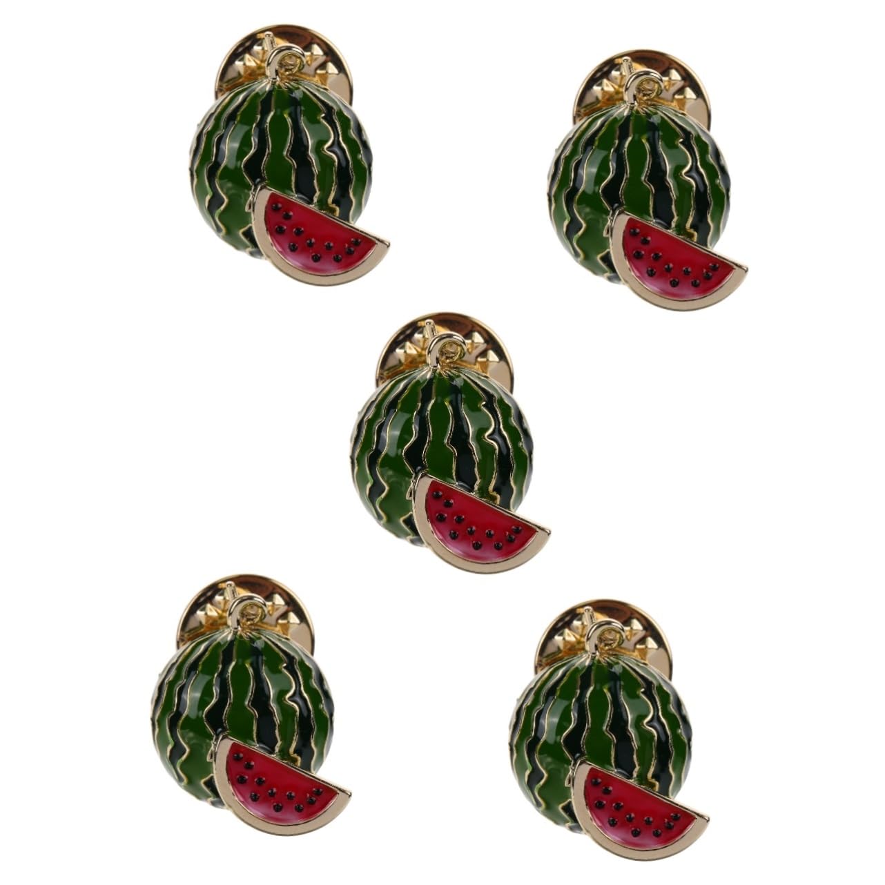 2 Stück Wassermelonen Brosche Strickjacken Clips Schal Clips Für Damen Cartoon Cardigan Clip Wassermelonen Revers Clip Retro Pullover Clips Retro Schal Clips Kleidungs