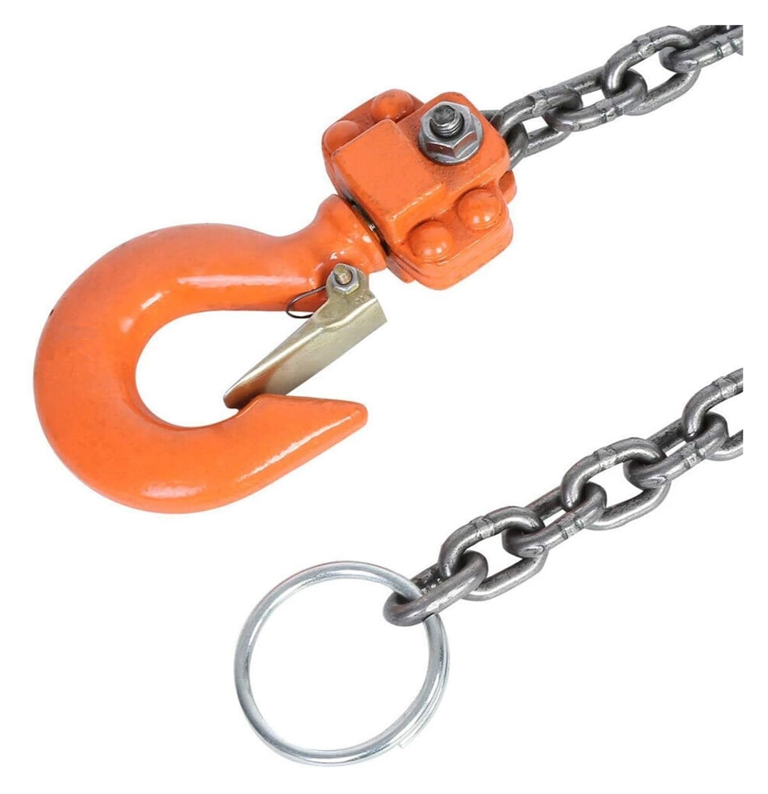 Sollevatore elettrico 1653LBS Paranco a leva manuale 20 Ft 6m Paranco a leva a catena 3/4T Paranco a leva a cricchetto in acciaio al manganese G80 Sollevamento con gancio