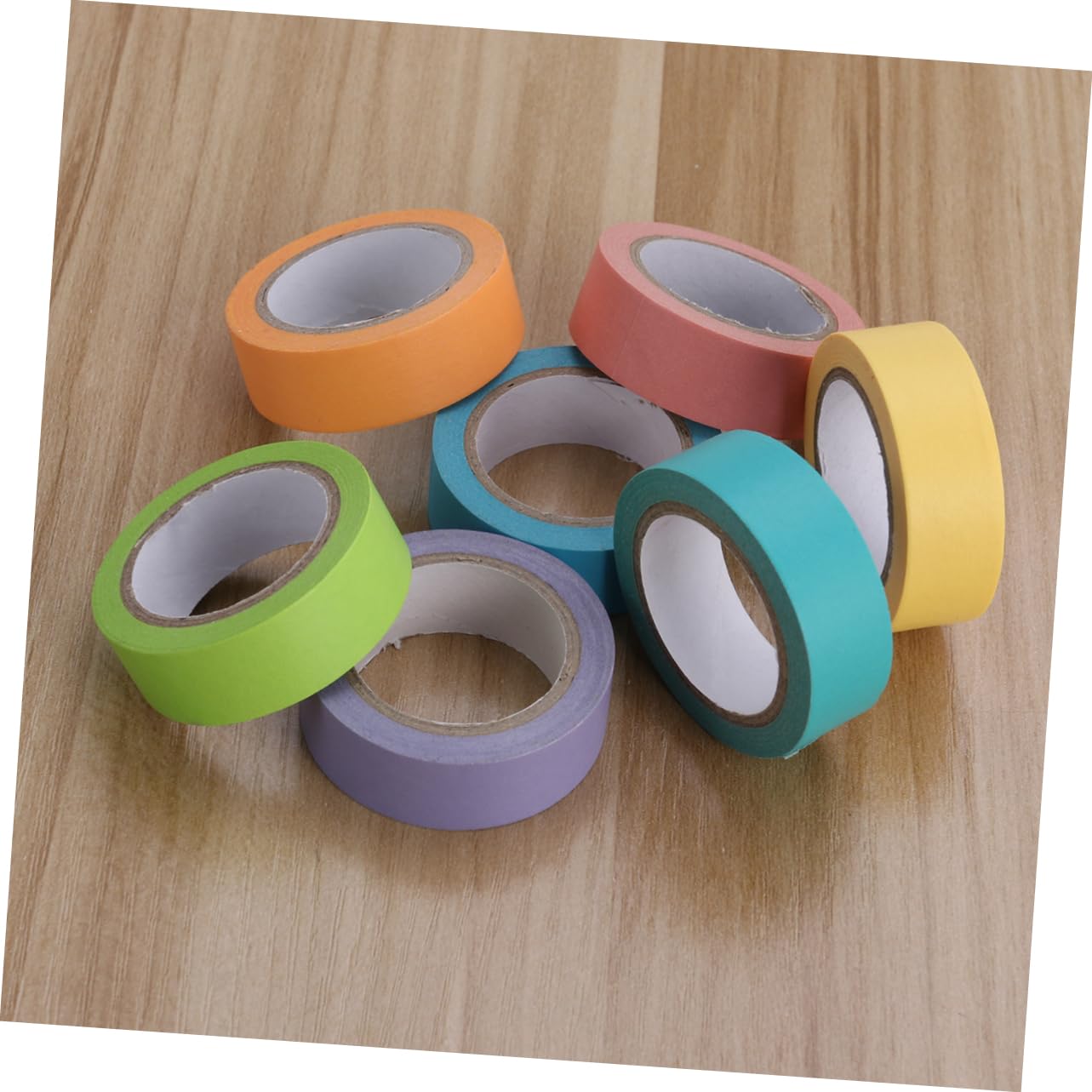 EXCEART 14rollos Cinta Washi Decorativa De Vibrantes De Tonos De Arcoíris para Manualidades y Scrapbooking