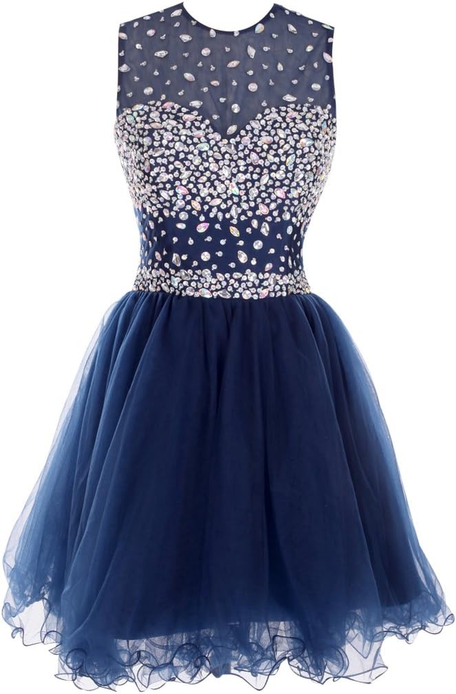 Miyalisa Short Tiered Prom Dresses Cute Evening Gowns Size 16 Royal Blue