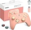 8Bitdo Ultimate 2C Wireless Controller for Windows PC and Android, with 1000Hz Polling Rate, Hall Effect Joysticks and Hall Triggers, and Remappable L4R4 Bumpers, Turbo Function Peach