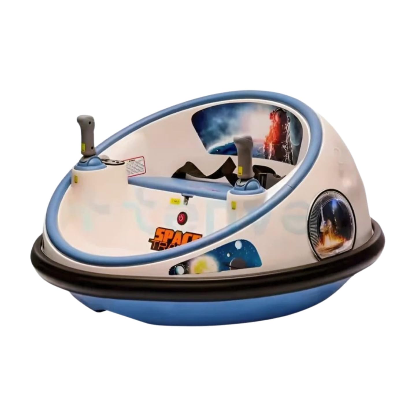 DORSA12V Ultimate 360° Spinning Bumper Car - Fun, Safe, and Music-Filled Adventures for Kids (BLUE)