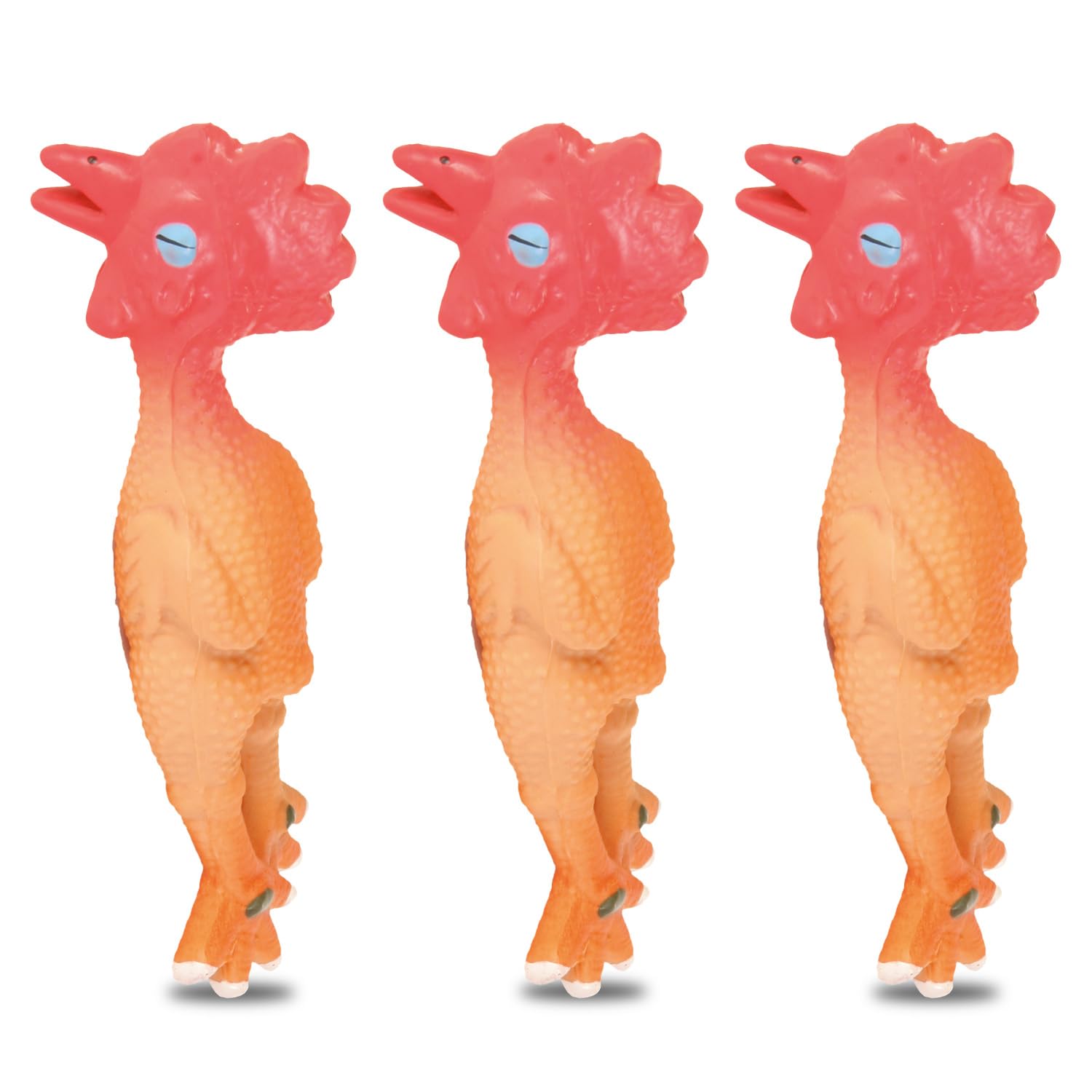 Trixie Chicken Toy for Dogs, Durable Latex Material, Squeaker, Encourages Chew Behavior, Dental Hygiene, Lightweight, 15 cm - Pack of 3 (B0B2DWH12J) Amazon Price History, Amazon Price Tracker