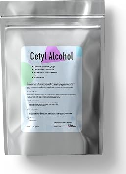 Cetyl Alcohol Cosmetic Grade 16 Ounce / 453 Grams - Cetyl Alcohol Emulsifying Wax Organic for Lotion Making & Thickener for Skin Care Products, Moisturizing Ingredient for Dry Skin by Talsen Chemical