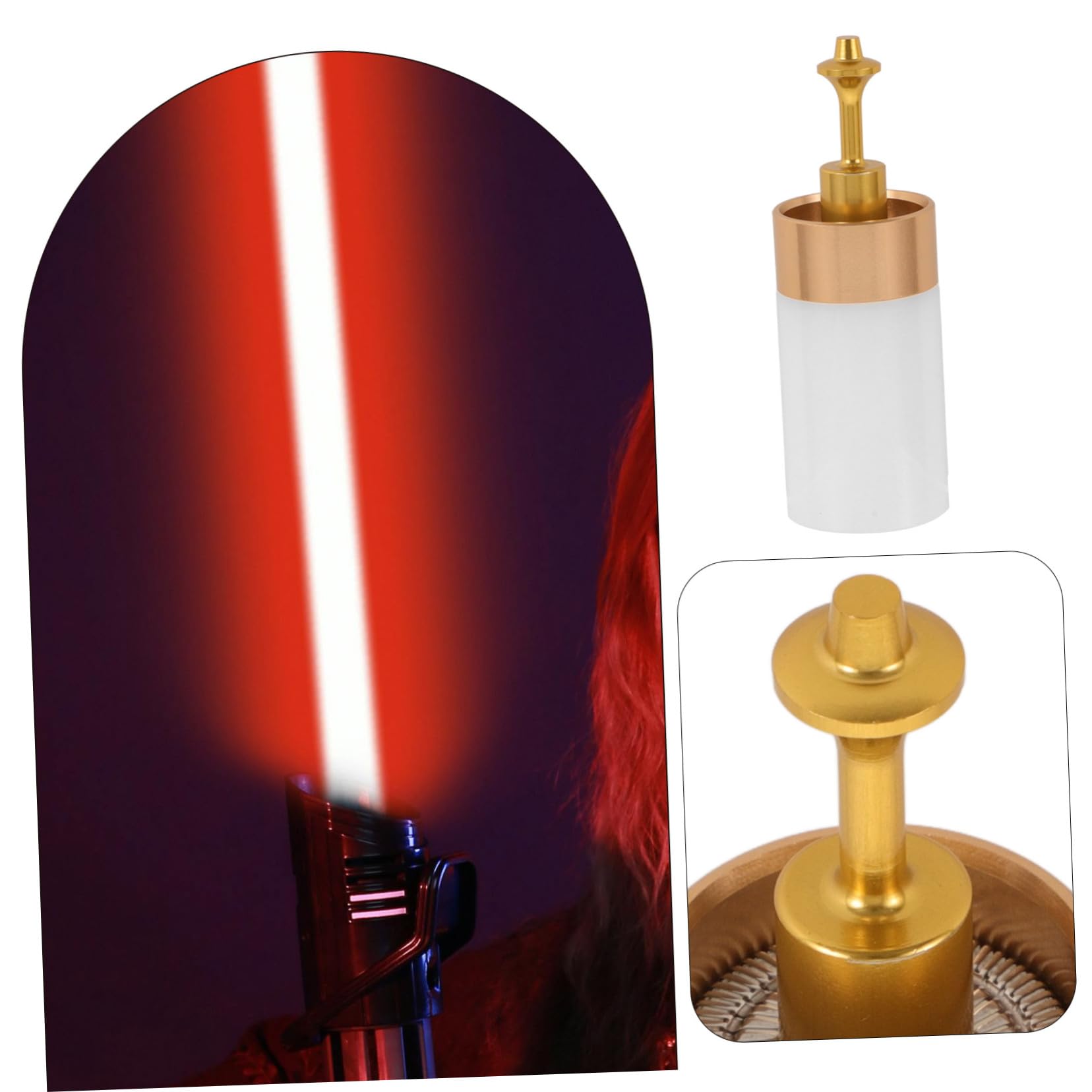 Bouchons De Poignée D'épée Laser Métal Pièces De Rechange Compatibles 7/8 Pouces Accessoires DIY