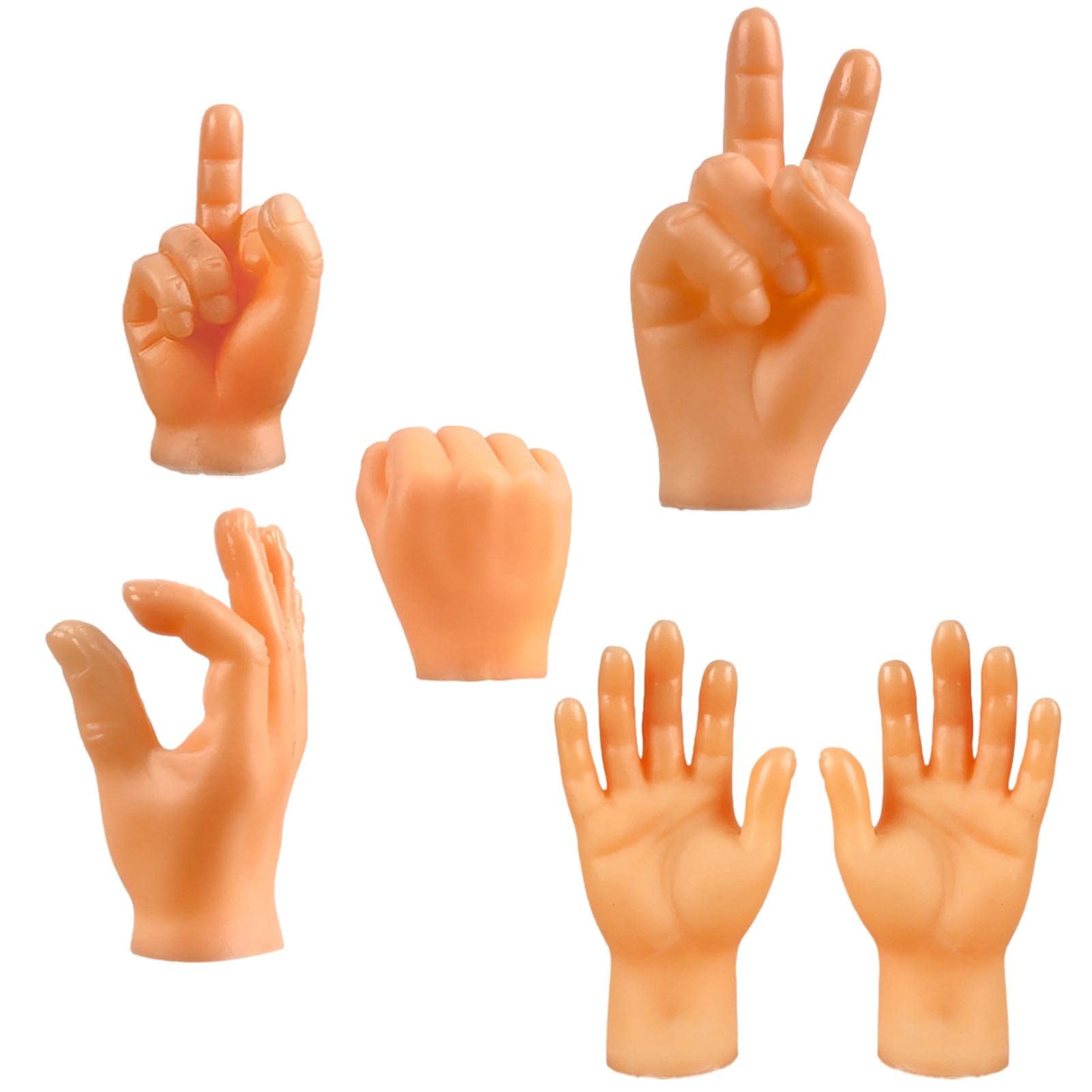 Amazon | 指用ミニハンド | 猫、子供、大人のための6本の指のおもちゃ