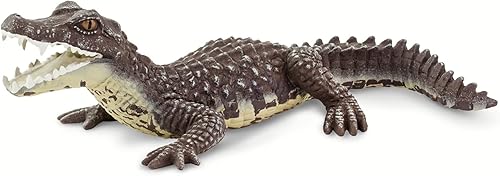 Safari Ltd. Figura de caimán – Figura realista de reptil de 5 pulgadas – Juguete educativo para niños, niñas y niños a partir de 3 años