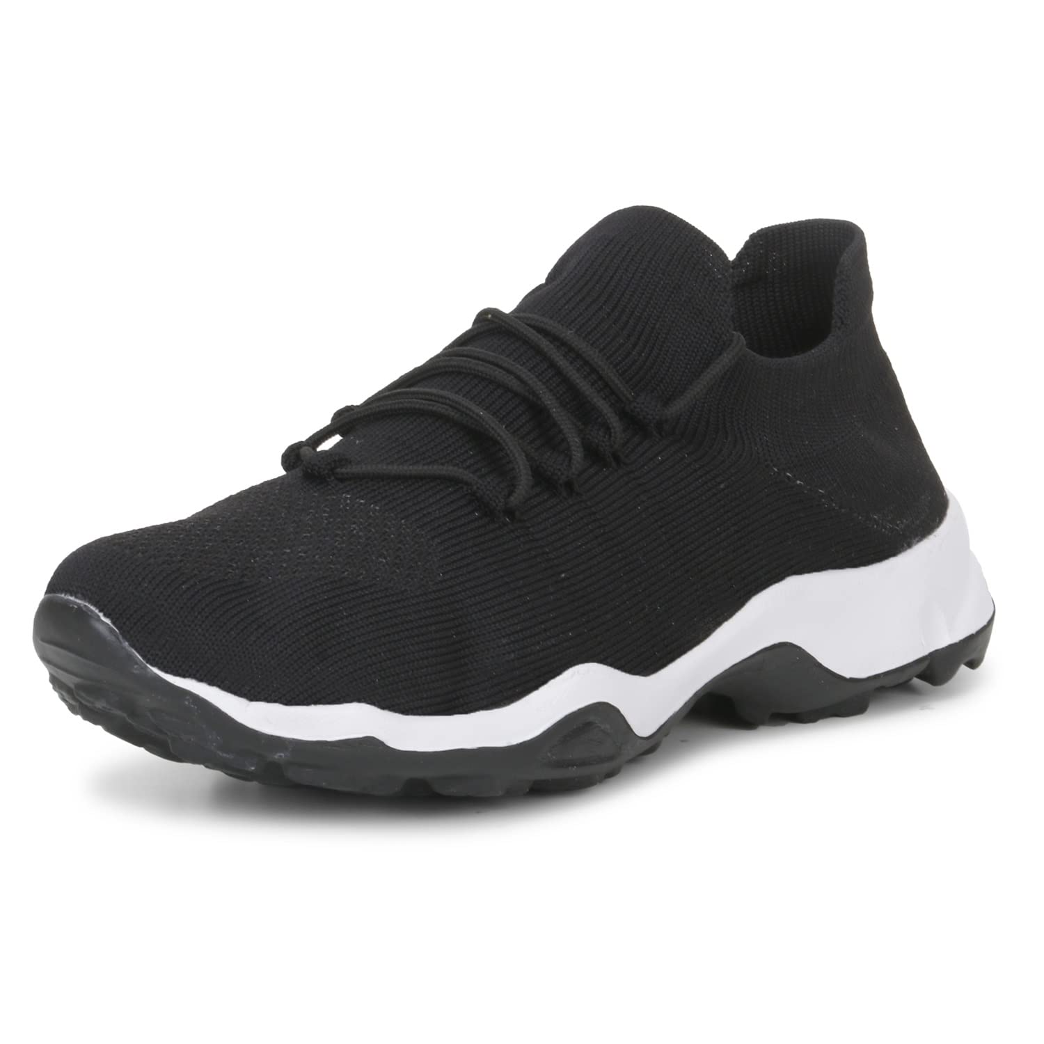 Kraasa Socks Black Trekking Shoes for Men | Walking Shoes | Black Lightweight Casual Shoes | Running Shoes for Men Black UK 10 (B09CMTDYBT) Amazon Price History, Amazon Price Tracker
