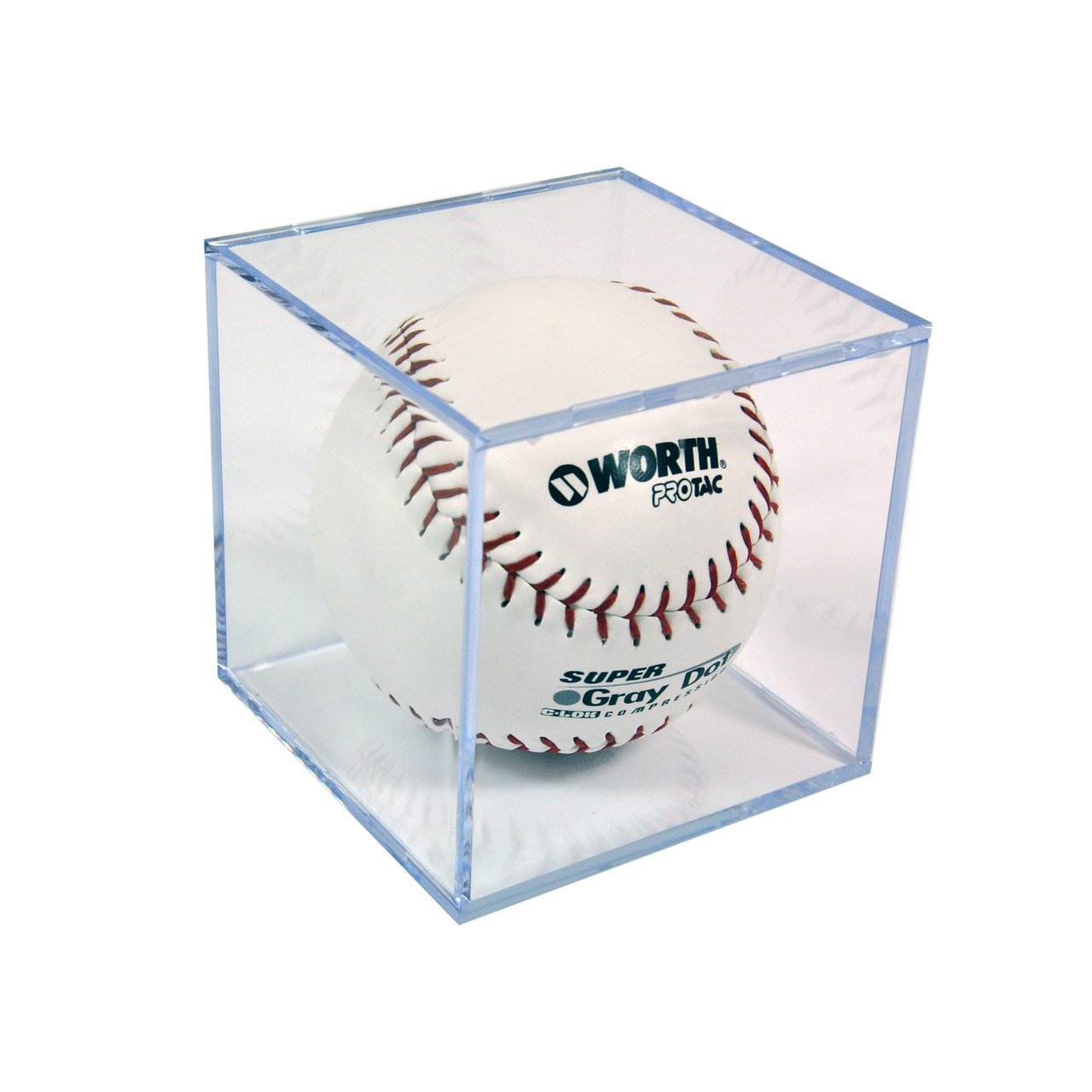 Softball Square Display Case Cube Holder