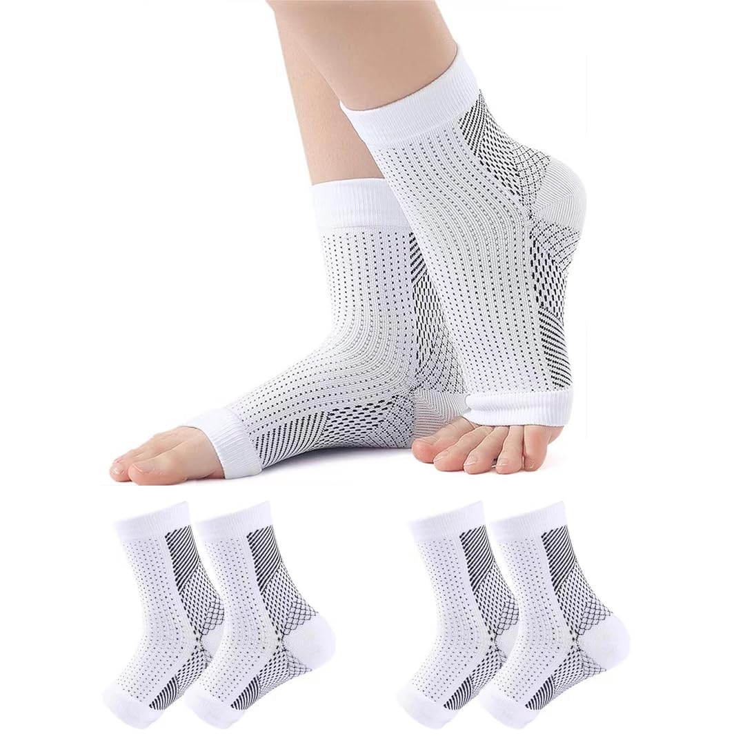 SWZEC Santellia NeuroMarche+ - Chaussettes de Compression Neuro-Apaisantes