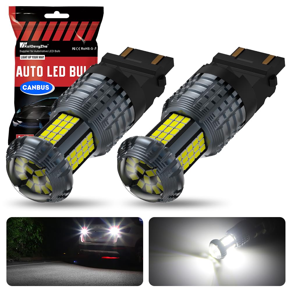 3157 LED Lampadine, Aggiornamento T25 LED Bianco CANBUS Senza Errori Anti Hyper Flash 3056 3057 4157 3156 LED Lampadina con Proiettore Sostituzione per Luce Freno Luce di Retromarcia