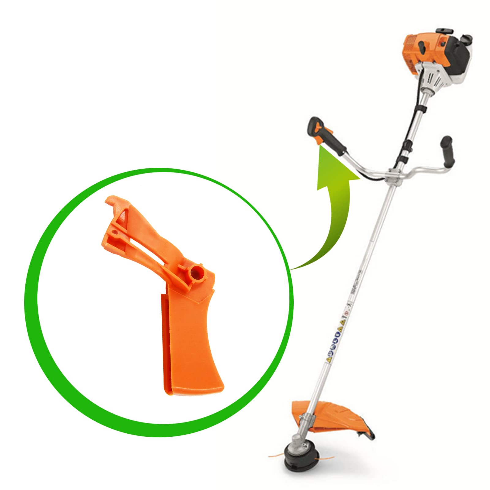 Poignée De Guidon Pour Débroussailleuse Stihl FS80/85/90/100/120/250 - Référence 4130 790 1316, ABS