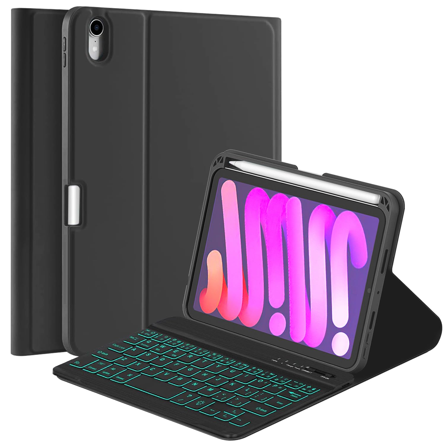 Tasnme Keyboard Case for iPad Mini (A17 Pro) 7th Generation