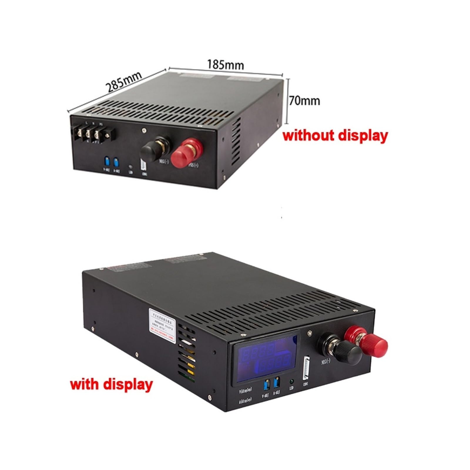 3000 W Uniwersalny Regulowany Zasilacz Impulsowy O Dużej Mocy 12V-80V 50A-125A Transformator Zasilacza CC/CV Wszechstronny i wydajny(0-80V 0-37A,With display)