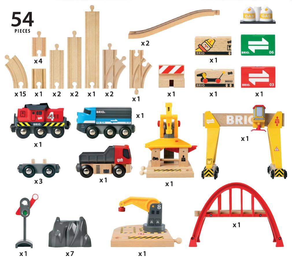 BRIO World 63309700 Frachten Set Deluxe - Empfohlen ab 3 Jahren