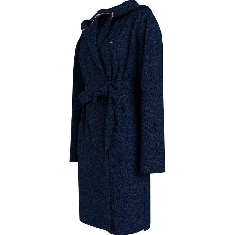 Tommy Hilfiger Peignoirs pour femmes, Bleu (Desert Sky), L
