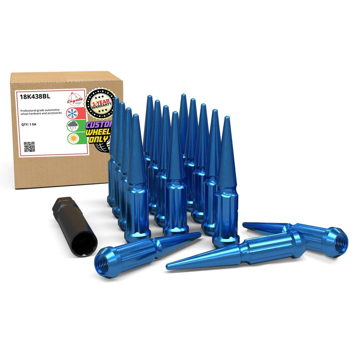 Amazon.com: Wheel Accessories Parts 16 Pcs M10x1.25 Thread Spike