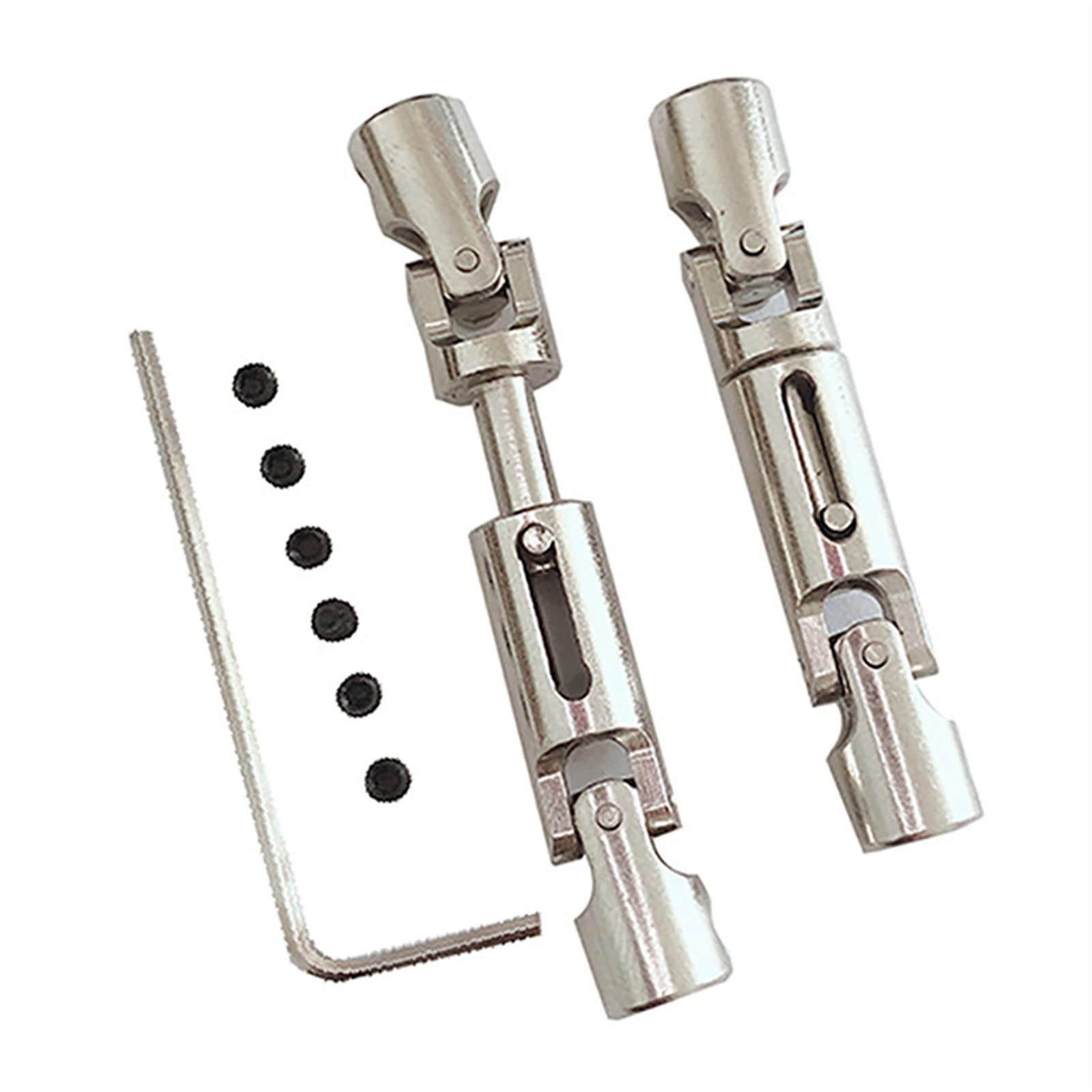 2PCS di Aggiornamento in Metallo Albero di Trasmissione per WPL 1/10 D12 1/16 C14 C24 C34 B14 B24 B16 B36 per HengLong RC Ricambi Auto Accessori RC Auto Accessori di Aggiornamento