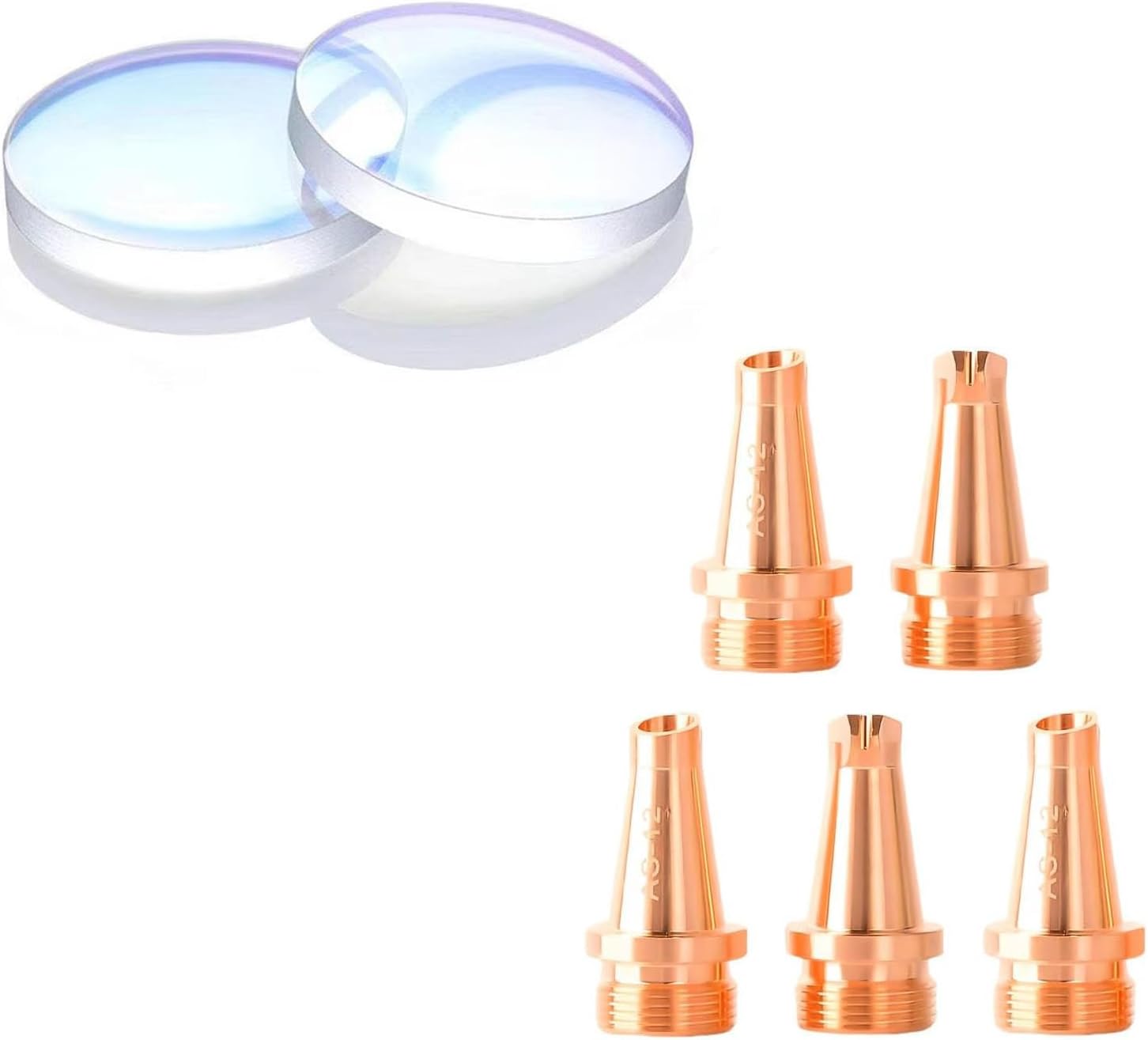 Focus Lenses for Hand-held Welding Head (Welding-D20*4.5-F150) ，M16 Laser Welding, CQWY Welder Nozzle