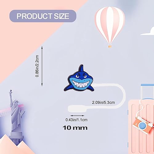 Miniatura 3 de Divertida cubierta de popote de silicona para Stanley de 30 y 40 onzas, tapa de popote para Stanley, cubierta de popote para decoración de regalos