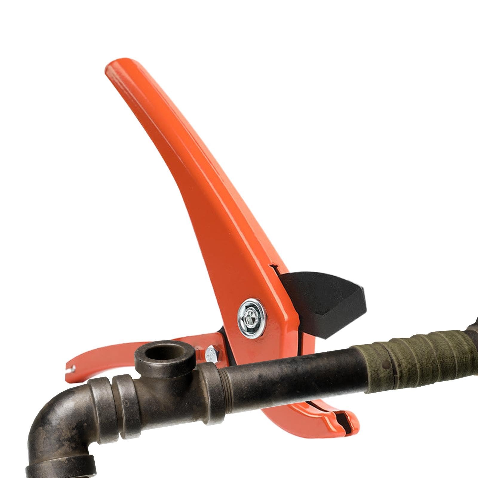 Salyeeluly Cortador de tubos pequeño,Cortador de tubos de metal - Tijeras para cortar tubos de alta resistencia | Cortador de manguera de agua, cortador de PVC, tijeras para tubos, herramientas