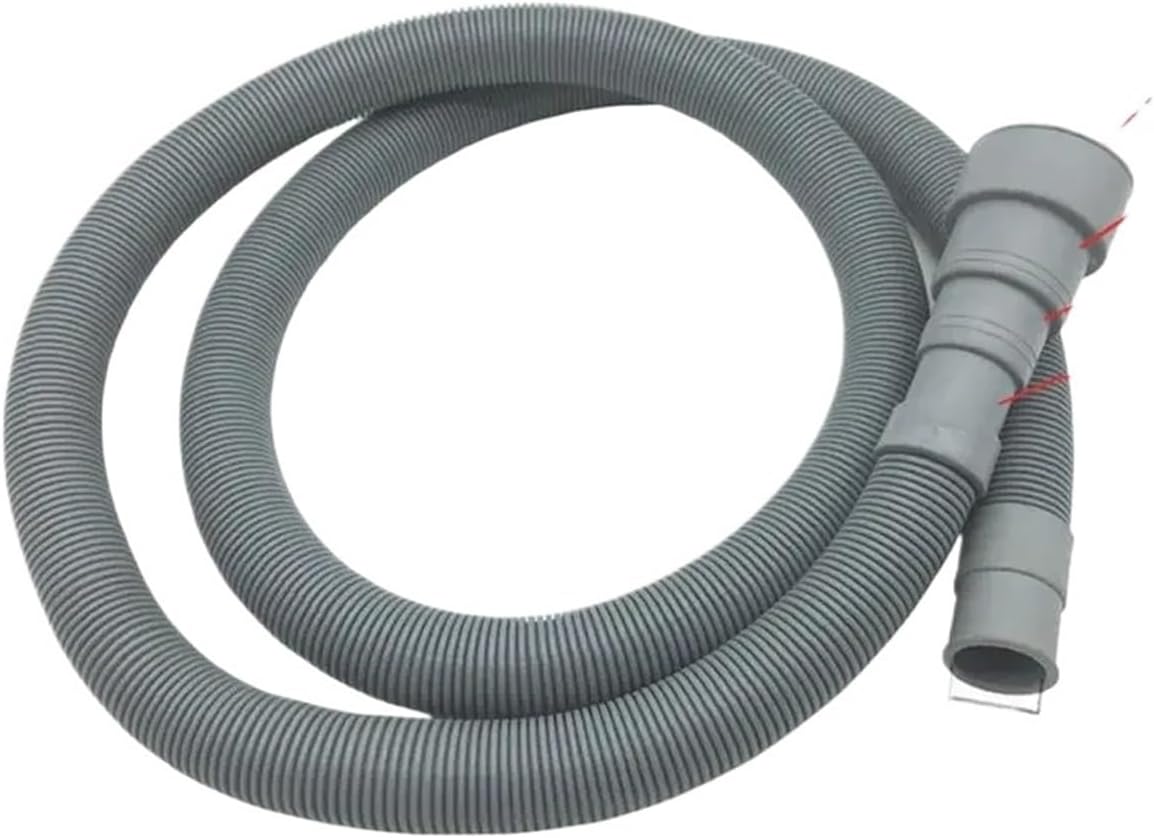 Universal Washing Machine Drain Hose Kit 10Ft Multi Diameter 20 24 30 38mm Thickened Dishwasher Replacement With Clamps(150CM 59Inch)