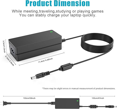 Miniatura 7 de Fuente de alimentación de 24 V 2.5 A con certificación UL, para Dymo 400 450 4XL 550 5XL 310 315 320 330 450SE etiqueta térmicadoble turboTurbo