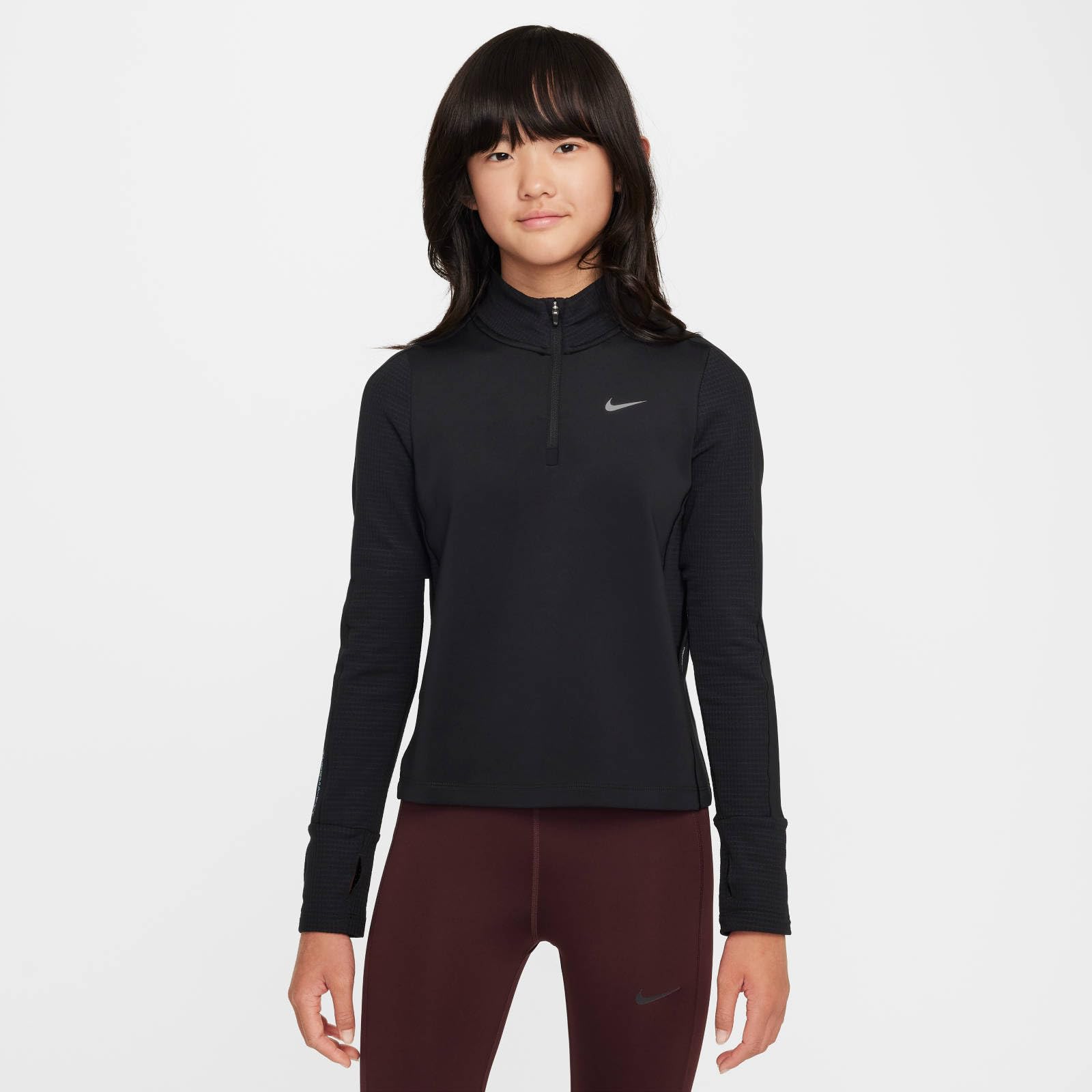 NIKE Pro Therma-fit Oberteil Mit Halbreißverschluss (Mädchen) Top Niñas