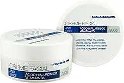 Wever Care Creme Facial Anti-Idade com Ácido Hialurônico e Vitamina B5, Hidratante Facial, 200g