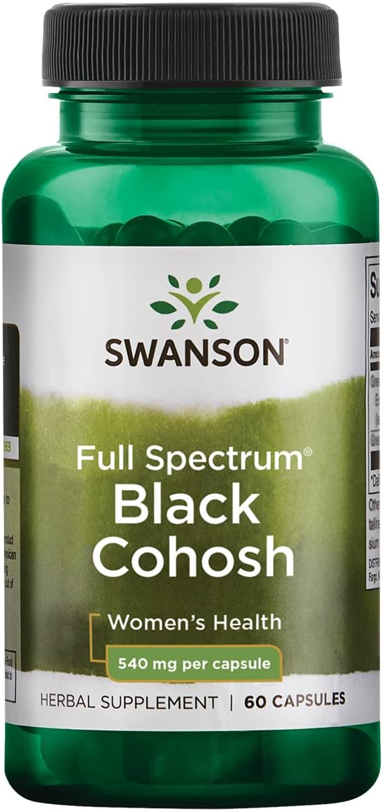 Swanson Black Cohosh 540 Milligrams 60 Capsules Health