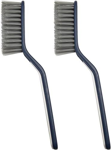 Cepillo de limpieza de hendiduras de cerdas duras para el hogar, herramientas de cepillo de limpieza de baño, 2 piezas de cepillo de baño para