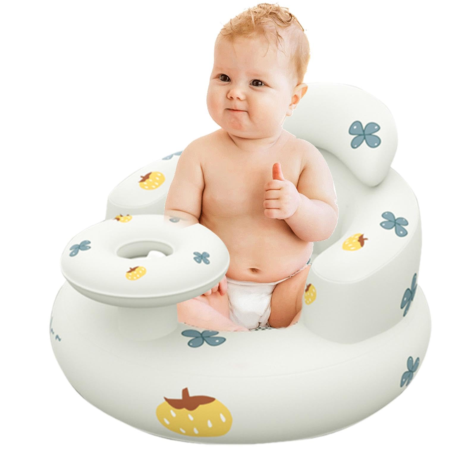 Asiento inflable para niños pequeños, Silla inflable para bebés | Silla para sentarse para bebé - Asiento inflable para bebés de 3 36 meses, asiento de apoyo para bebés, silla de verano para